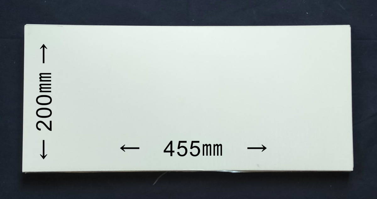 アイカメラミン化粧板端材　白 5414　約455ミリｘ約200ミリ　厚み約１ミリ　15枚　(ツヤ無しタイプ）_画像3