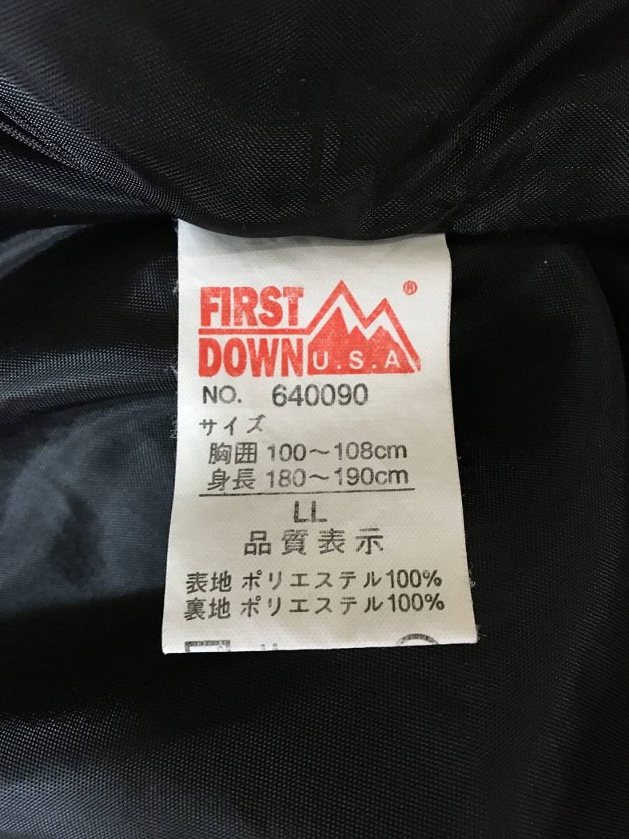 332☆【ライナー付き マウンテンパーカー】FIRST DOWN ファーストダウン 紺 LL_画像10