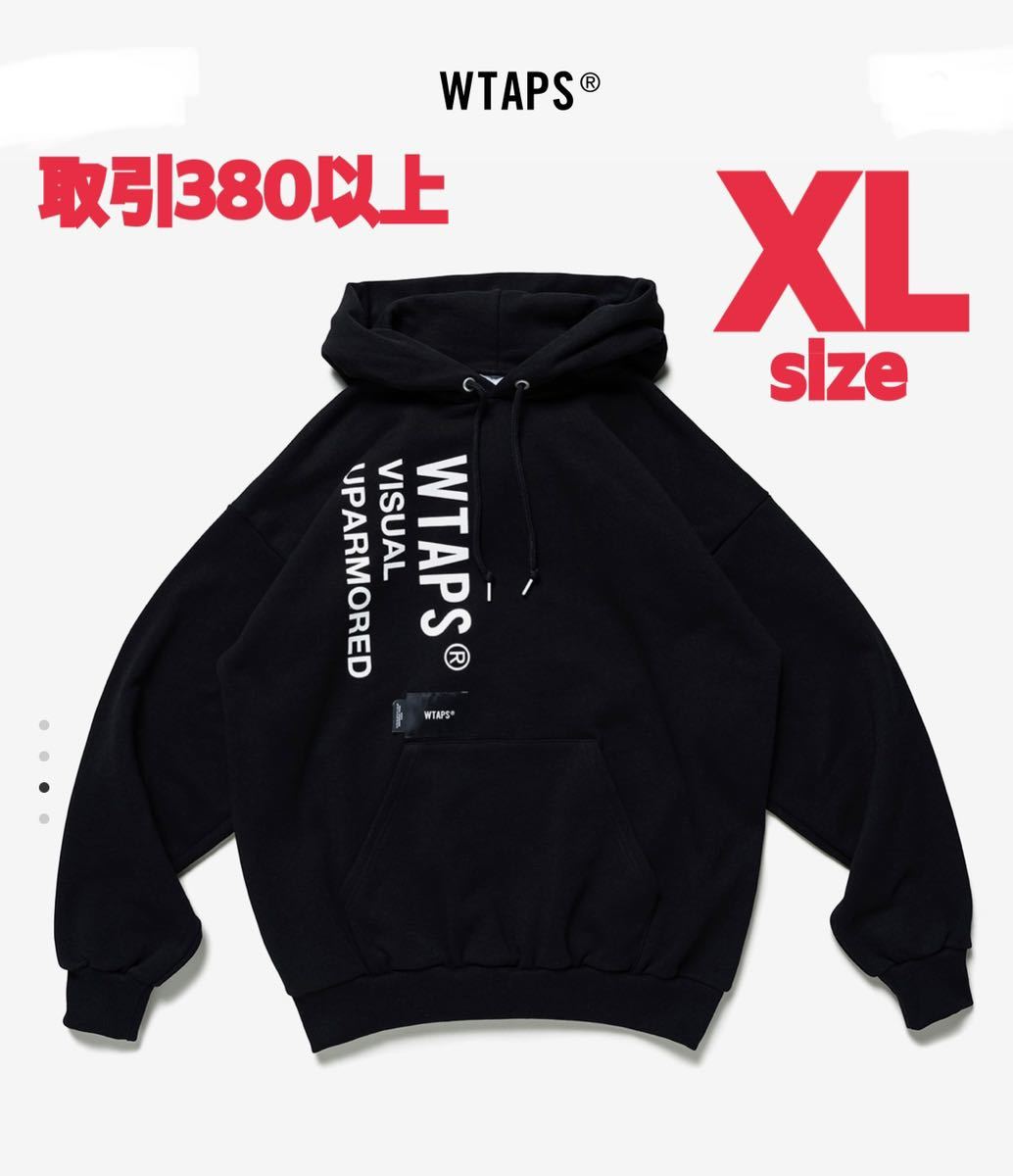 WTAPS 2023FW VISUAL UPARMORED HOODY BLACK XLサイズ ダブルタップス ヴィジュアル アップアームド フーディー ブラック HOODIE パーカー