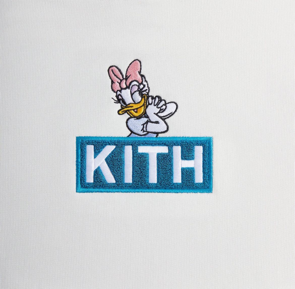 Disney Kith Mickey & Friends Daisy Duck Hoodie White Mサイズ キス ディズニー ミッキー デイジー ボックスロゴ フーディー パーカー Disney Kith Mickey & Friends Daisy Duck Hoodie White Mサイズ キス ディズニー ミッキー デイジー ボックスロゴ フーディー パーカー