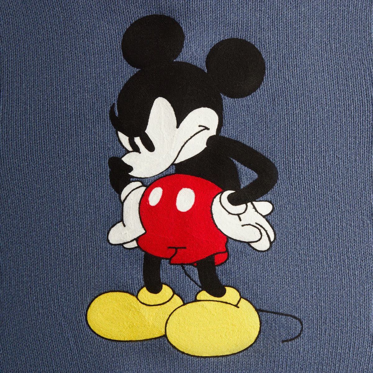 Disney | Kith for Mickey & Friends Wyona Full Zip Sweater Indigo XLサイズ キス ディズニー ミッキー フルジップ セーター スタジャン_画像6