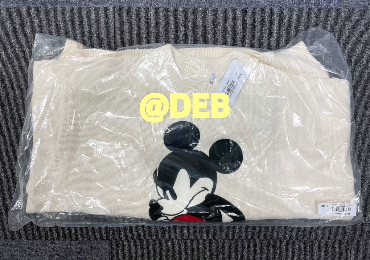 Disney | Kith for Mickey & Friends Crewneck Sweater Sandrift Disney | Kith for Mickey & Friends Crewneck Sweater Sandrift