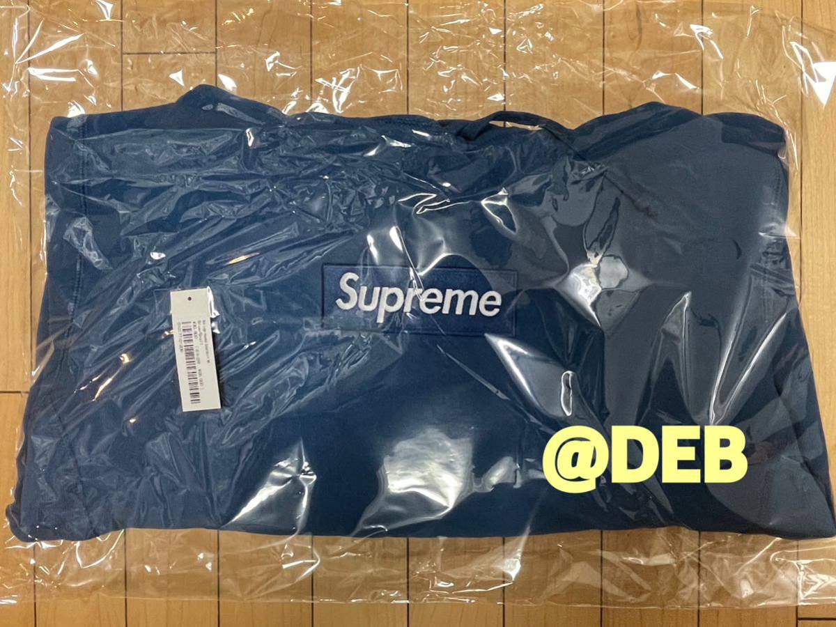 Supreme 2023FW Box Logo Hooded Sweatshirt Blue Sサイズ Supreme 2023FW Box Logo Hooded Sweatshirt Blue Sサイズ
