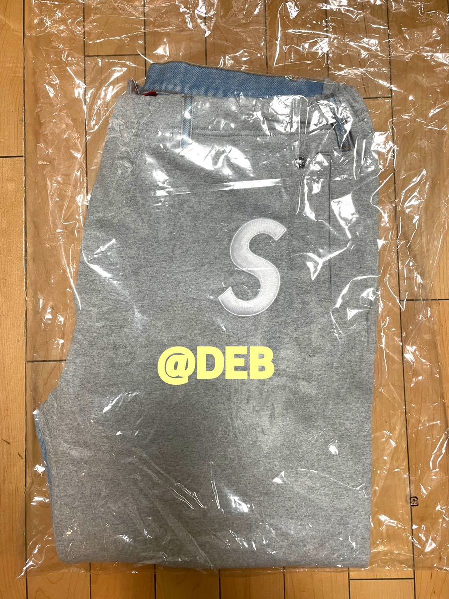 Supreme x BLESS 2023FW Sweatpant Jean Heather Grey S/Mサイズ Supreme x BLESS 2023FW Sweatpant Jean Heather Grey S/Mサイズ