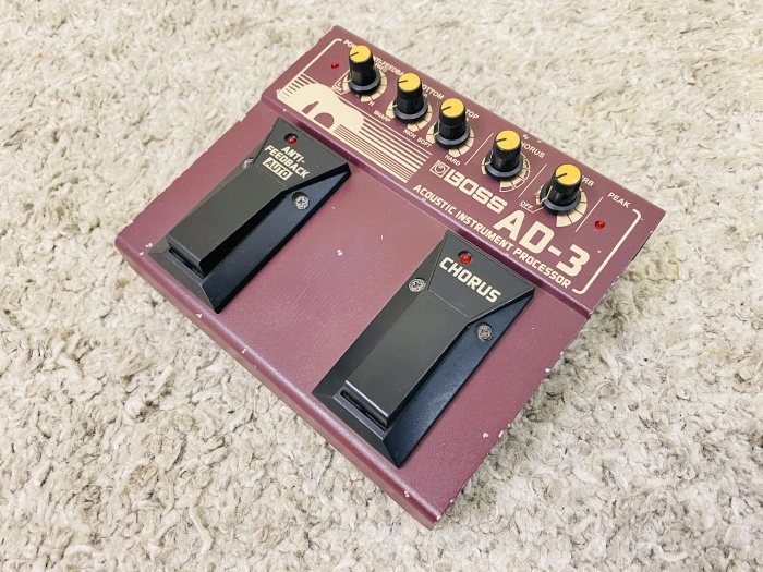 BOSS AD-3 Acoustic Instrument Processor / ボス アコースティックギター用 エフェクター プロセッサー【現状品】♪TK_画像1