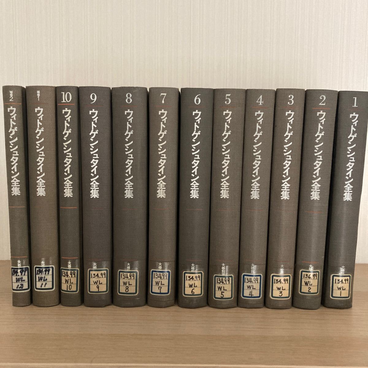 ウィトゲンシュタイン全集　全10巻＋補完2巻