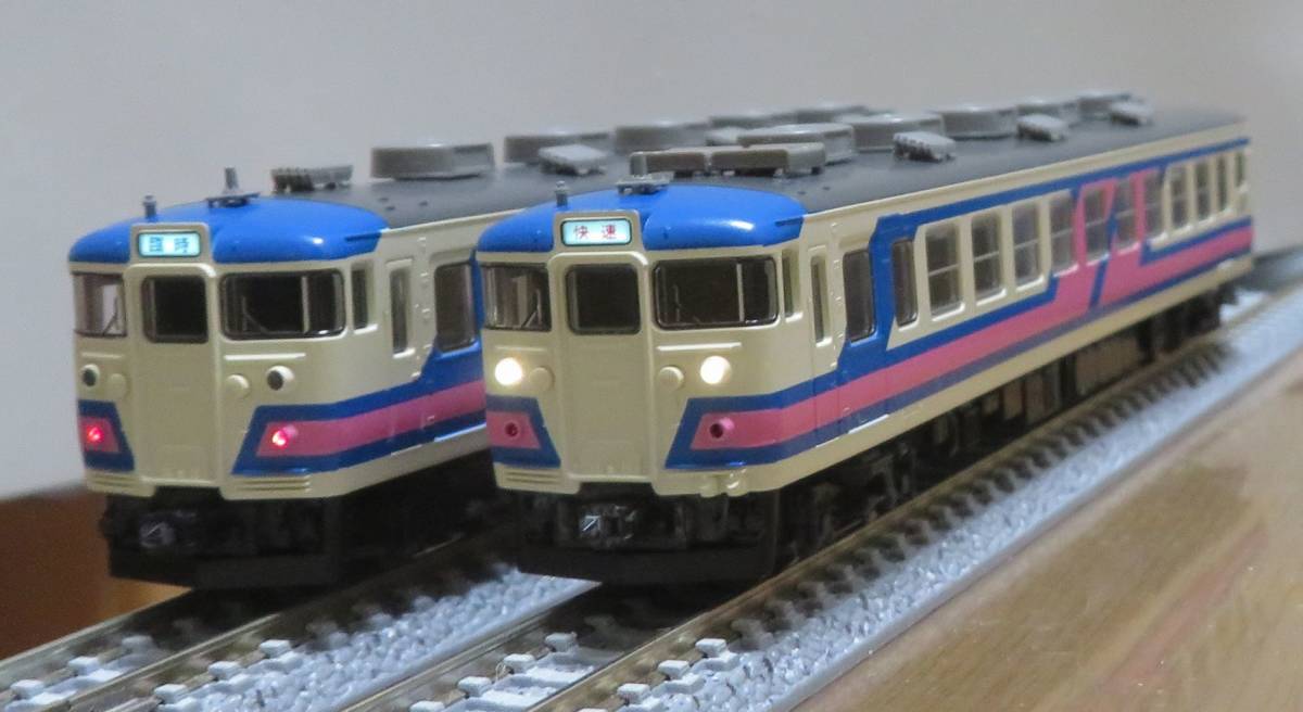 TOMIX 92774 JR 165系 モントレー シールドビーム 6両セット HG仕様 ライト 足回りは新仕様 付属品一部取付済 残無し ホリデー快速碓氷峠等_画像2