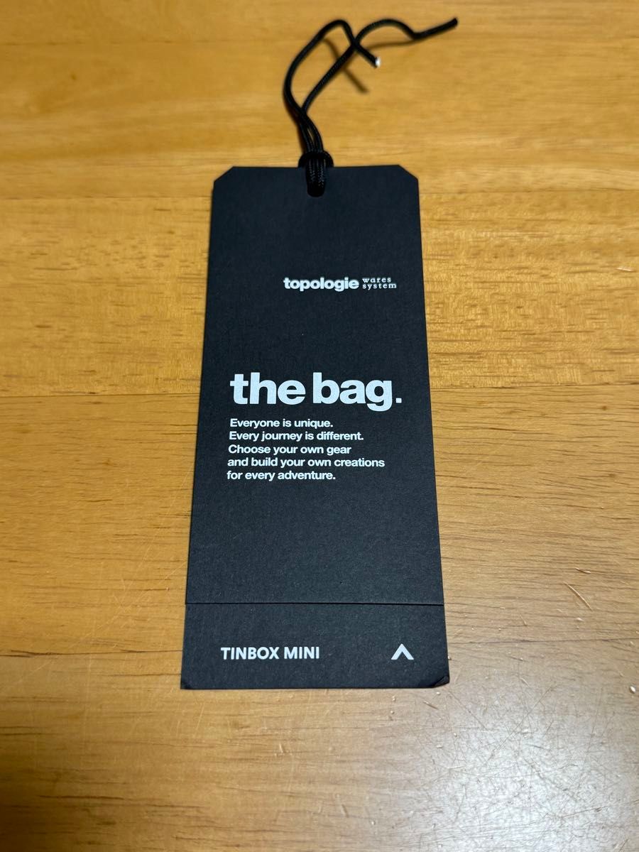 topologie Tinbox Mini Puffer ブラック と10㎜ロープ ブラック topologie Tinbox Mini Puffer ブラック と10㎜ロープ ブラック
