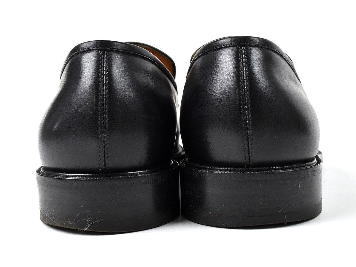 165226◇ Ferragamo フェラガモ ビジネスシューズ ローファー 革靴 靴 25.5cm レザー 革 ブラック 黒 紳士 通勤 メンズ / F_画像5