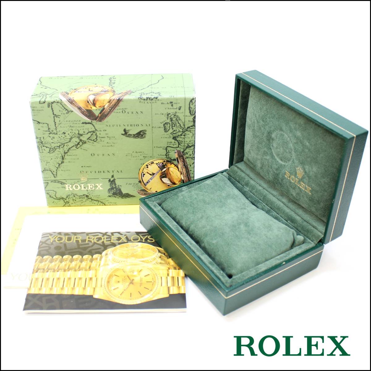 ROLEX純正BOX 冊子 まくら ロレックス 箱 BOX 内箱 外箱 レディース ボーイズ　②