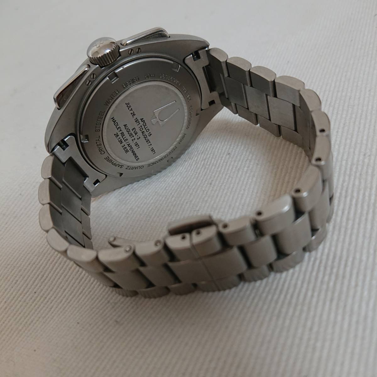 ★BULOVA　ブローバ　ルナパイロット　クロノグラフ　96B258　アポロ15ムーンウォッチ　アーカイブコレクション_画像4