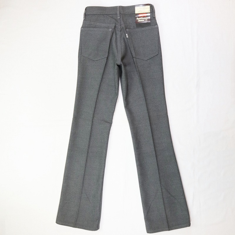 未使用タグ付き デッドストック品 Levi's Saddleman Jeans リーバイス サドルマンジーンズ フレアパンツ 80s 日本製 グレー サイズ29 S相当