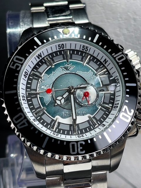 新品 DOMINIC ドミニク 正規品 機械式 自動巻き メカニカル 腕時計 アースギミック からくり時計 コレクション アンティーク 地図_画像1