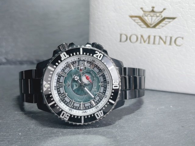 新品 DOMINIC ドミニク 正規品 機械式 自動巻き メカニカル 腕時計 アースギミック からくり時計 コレクション アンティーク 宇宙_画像6