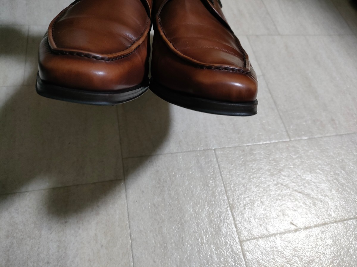 サイズ：24.5cm 日本製 REGAL リーガル レザーシューズ  Uチップ  ビジネスシューズ  革靴の画像10