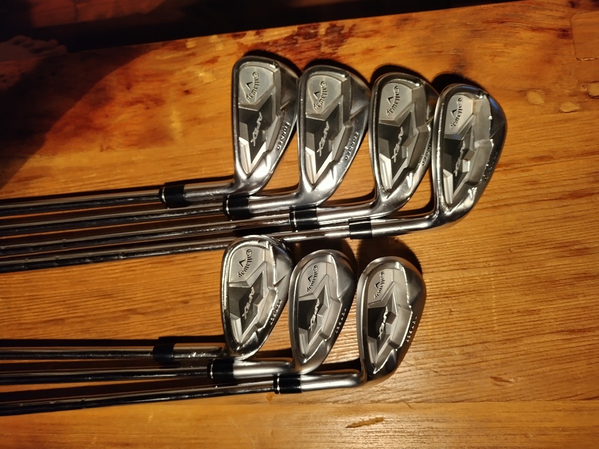 Callaway　APEX FORGED 19年式　7本セット　6-P AW SW 　NSPROMODUS105 FLEX S_画像2