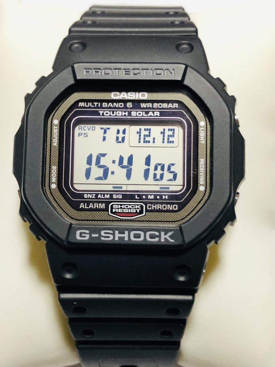 CASIO Ｇ-SHOCK ＧＷ5000-1JF電波ソーラー 美品_画像1