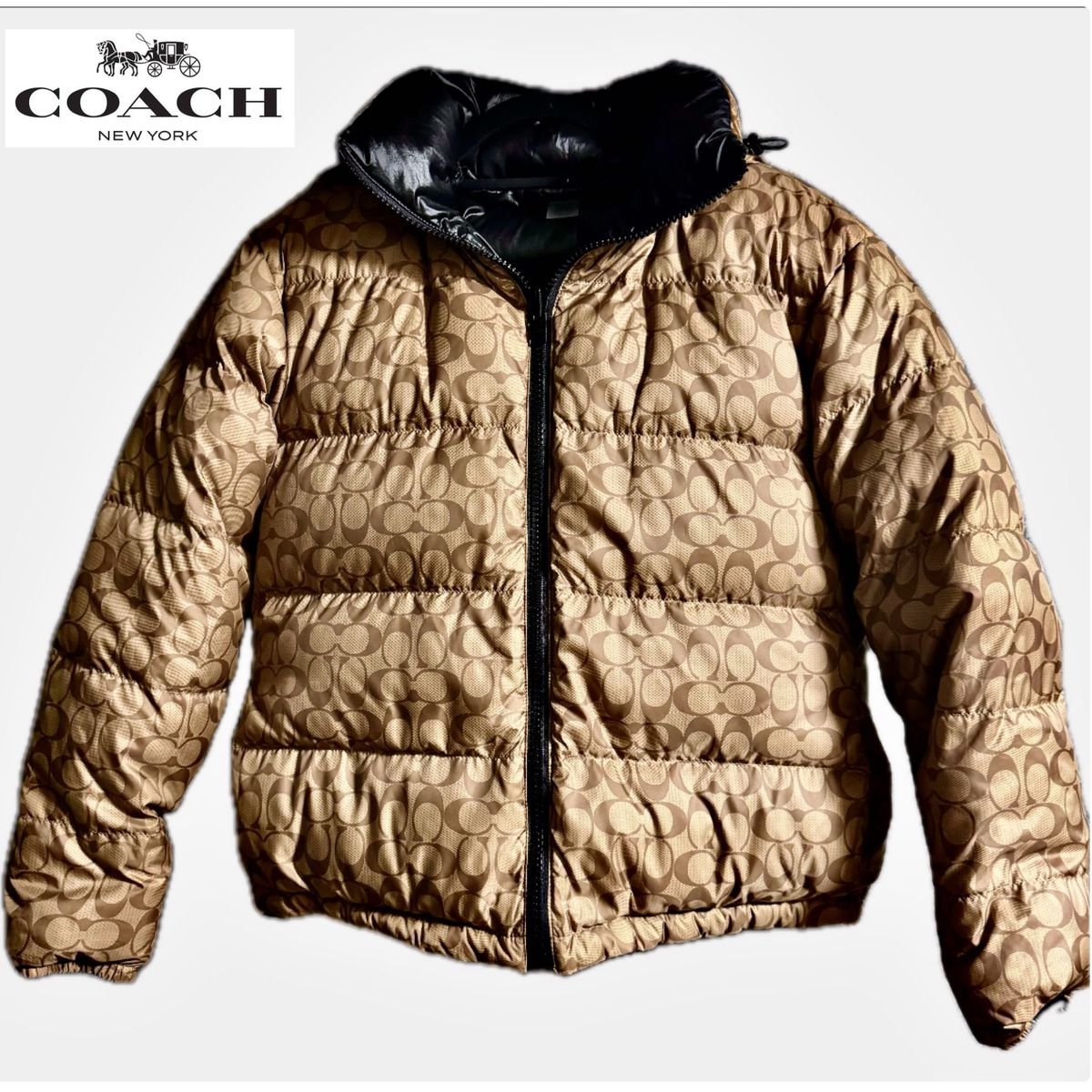 コーチ COACH ダウンジャケット Sサイズ リバーシブル コーチ COACH ダウンジャケット Sサイズ リバーシブル