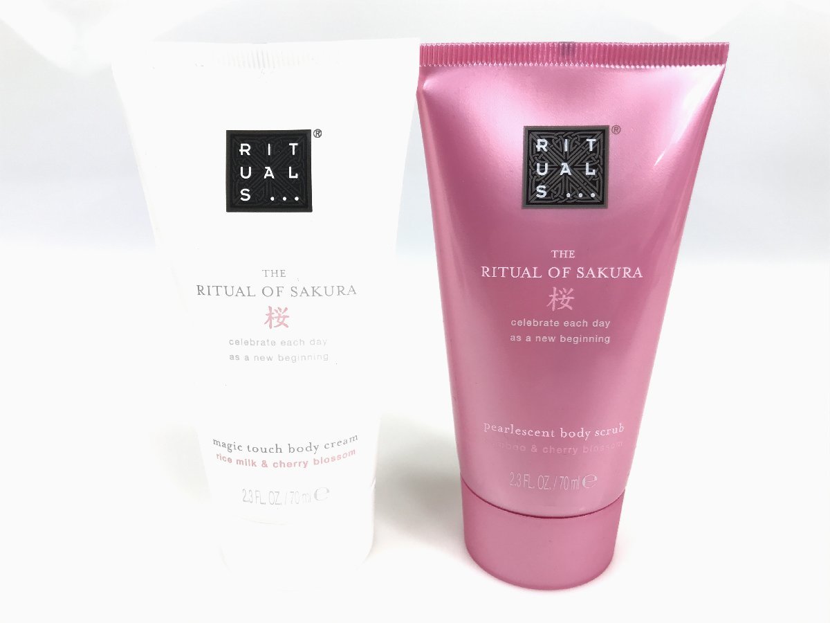 未使用　RITUALS　リチュアルズ　 桜　sakura　ボディクリーム他　4点セット　オーガニック　オランダ　KES-2281　_画像3