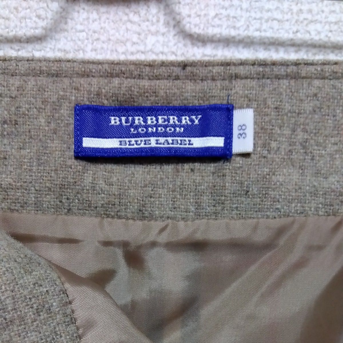 BURBERRY BLUE LABEL スカート　ノバチェック　バーバリー スカート　三陽商会