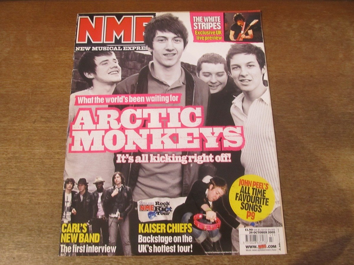 2312MK●洋雑誌/UK音楽雑誌「NME」2005.10.29●アークティック・モンキーズ/ダーティ・プリティ・シングス/ボブ・ディラン_画像1