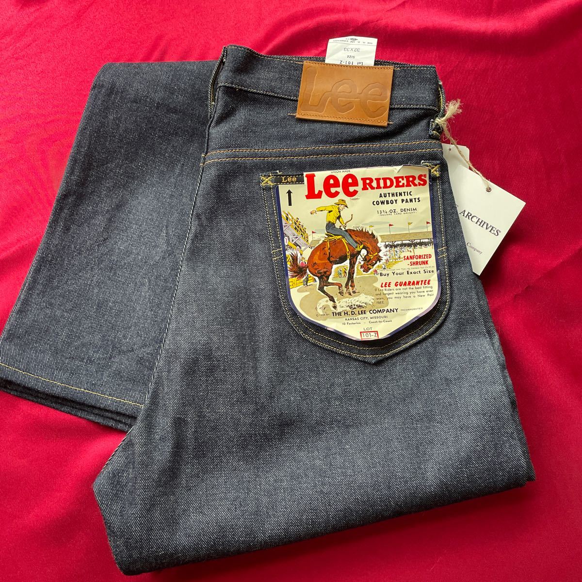 Lee 101Z 1950s 復刻モデル　ジェームスディーン　James Dean リー　levi's リーバイス　リアルマッコイ　アトラクションズ　vintage _画像1