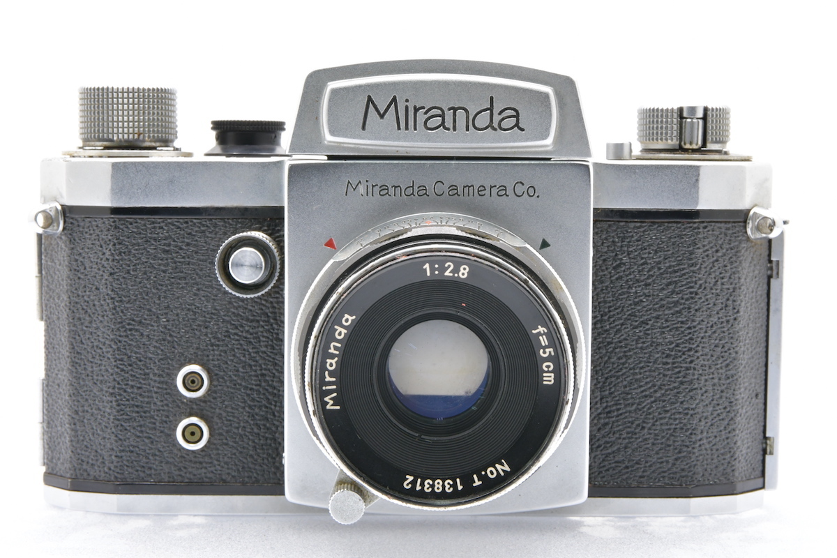 Miranda S + 5cm F2.8 ミランダ フィルムカメラ MF一眼レフ レンズセット ジャンク_画像1