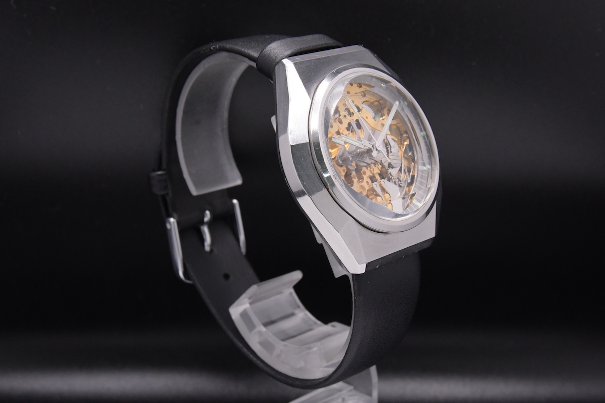 CITIZEN Ref:4-385276Y シチズン スケルトン カットガラス メンズ腕時計 自動巻き_画像3
