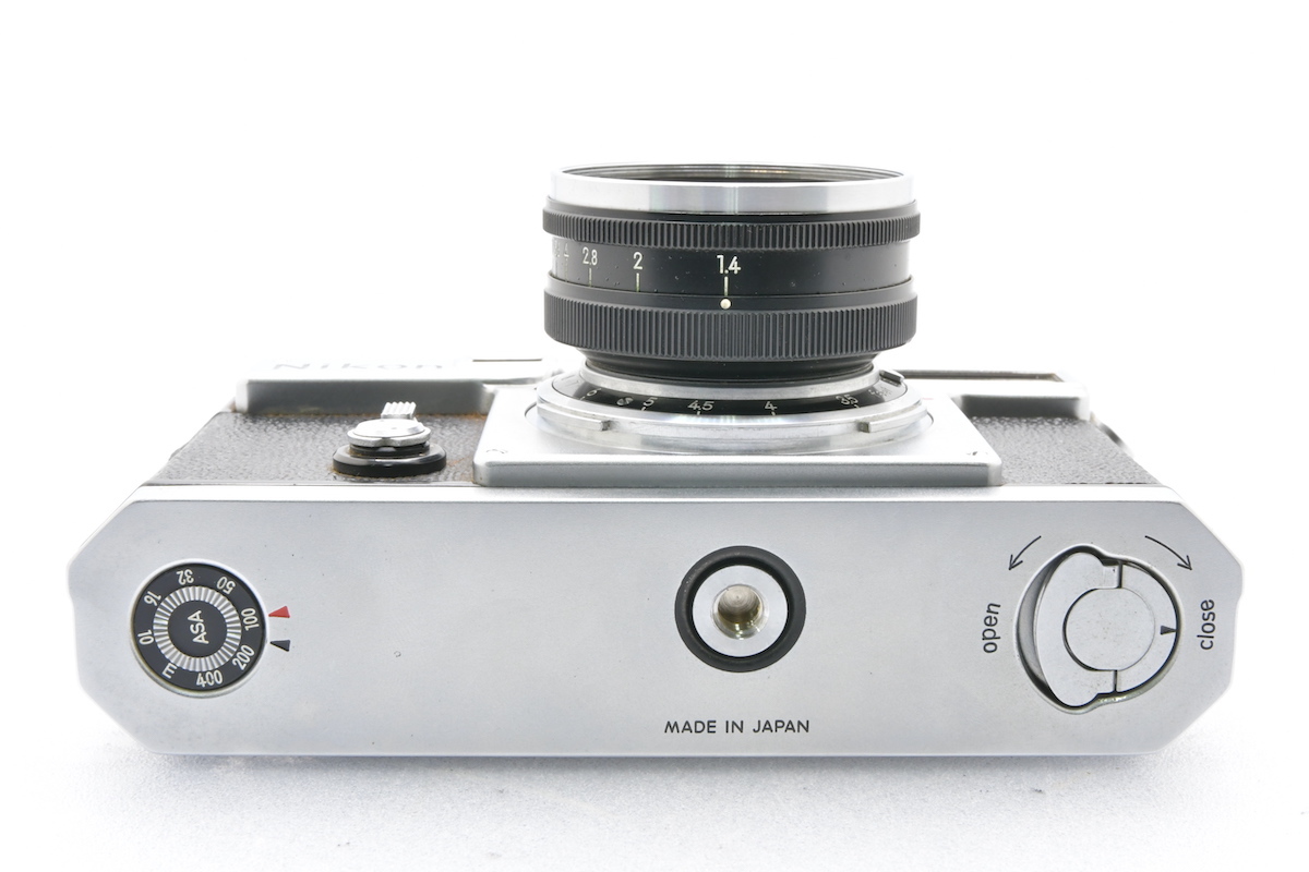 Nikon SP + NIKKOR-S 5cm F1.4 ニコン レンジファインダー フィルムカメラ 露出計 革ケース付_画像5
