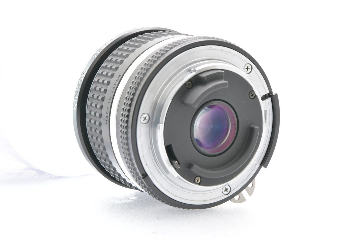 NIKON AI-S NIKKOR 20mm F2.8 Fマウント MF一眼レフ用 広角単焦点レンズ_画像6