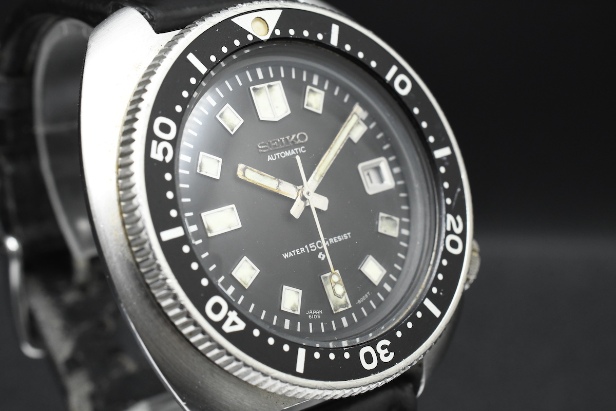 SEIKO 2nd Diver Ref:6105-8110 セイコー セカンドダイバー 150m 後期型 植村直己モデル 自動巻き デイト メンズ 腕時計 ■19142_画像10