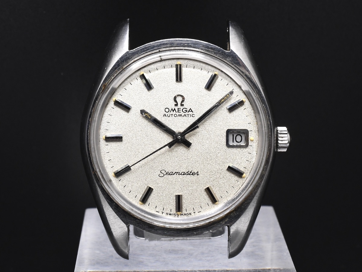 難あり OMEGA Seamaster Ref：166.067 オメガ シーマスター デイト サテンダイヤル ■19185_画像1