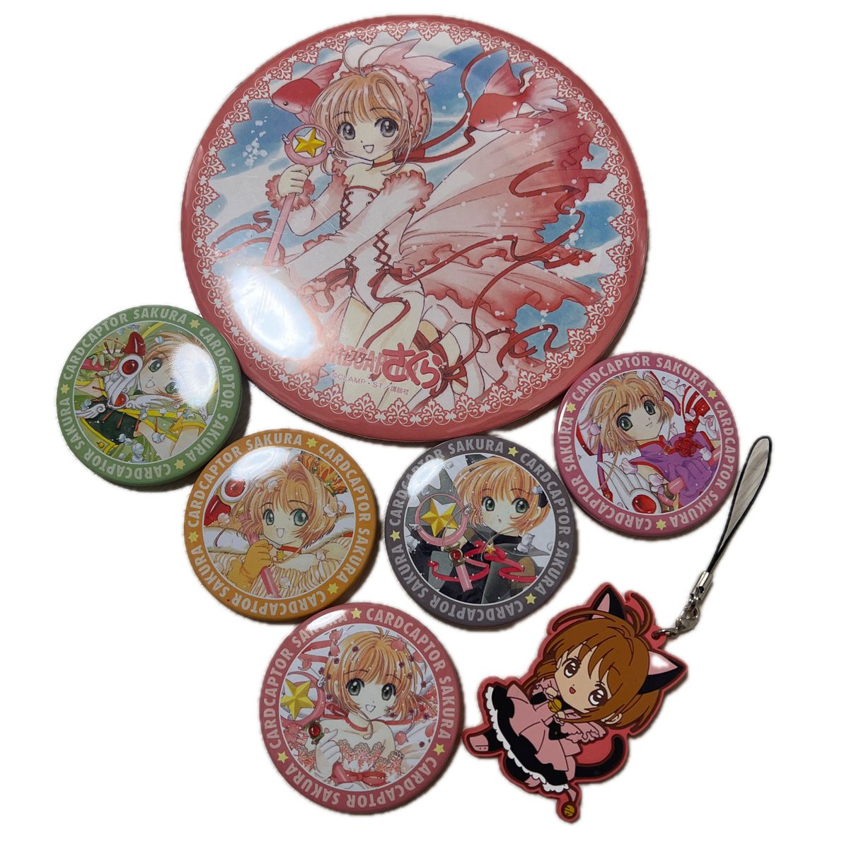 カードキャプターさくら 缶バッジ まとめ売り 木之本桜 アニカプ カードキャプターさくら 缶バッジ まとめ売り 木之本桜 アニカプ