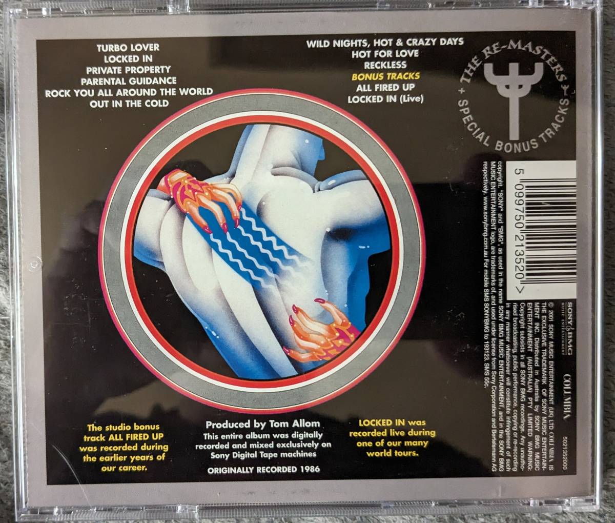【同梱可】Judas Priest / TURBO(2001 Remaster)[輸入盤]　★ケース表面、右上部に値札シール_画像2