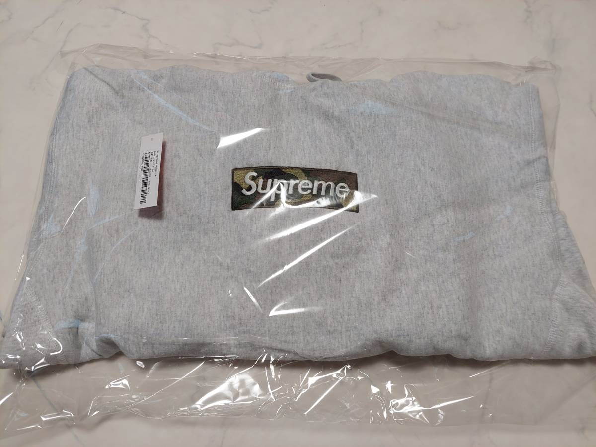 Supreme Box Logo Hooded Sweatshirt Ash Grey Large Camo Supreme Box Logo Hooded Sweatshirt Ash Grey Large Camo