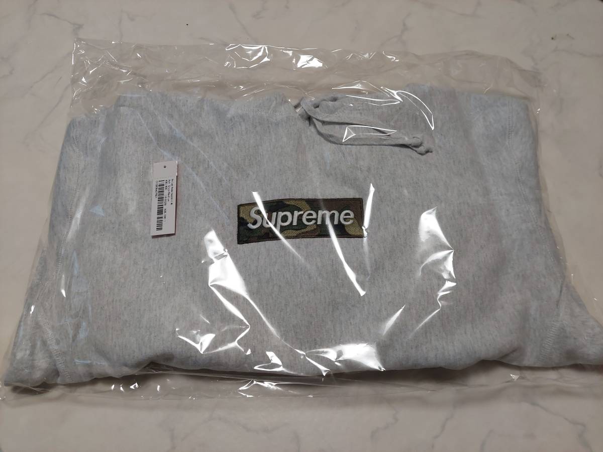 Supreme Box Logo Hooded Sweatshirt Ash Grey Medium Camo Supreme Box Logo Hooded Sweatshirt Ash Grey Medium Camo