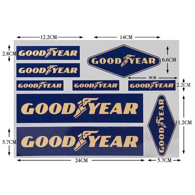 【送料無料】GOODYEAR(グッドイヤー) ステッカー 横31cm×縦20cm ① _画像5