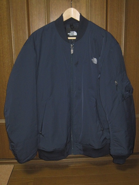 THE NORTH FACE Insulation Bomber Jacket NAVY XL NY82334 ノースフェイス インサレーションボンバージャケット ネイビー MA-1_画像2