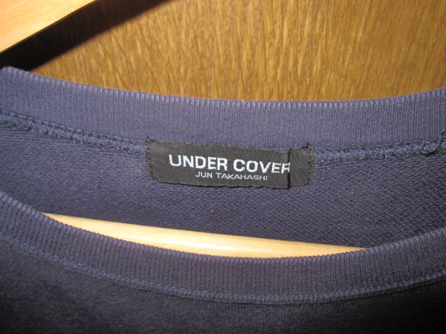 UNDERCOVER LOGO SWEAT NAVY 4(XL) アンダーカバー ロゴ スウェット ネイビー_画像3