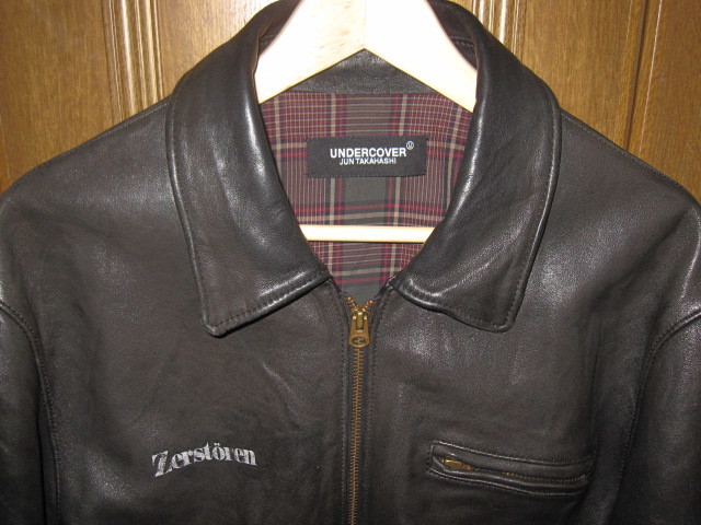 UNDERCOVER 21SS Zerstoren レザージャケット 5(XL~XXL UNDERCOVER 21SS Zerstoren レザージャケット 5(XL~XXL