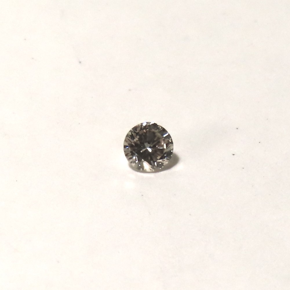 ダイヤモンド ルース 裸石 天然石 0.153ct SI-2 GIAグレーディング 3.33-3.39×2.08mm 中央宝石研究所 ソーティング付きの画像3