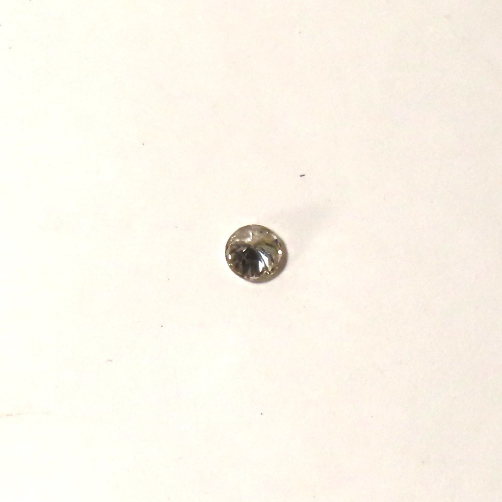 ダイヤモンド ルース 裸石 天然石 0.153ct SI-2 GIAグレーディング 3.33-3.39×2.08mm 中央宝石研究所 ソーティング付きの画像4