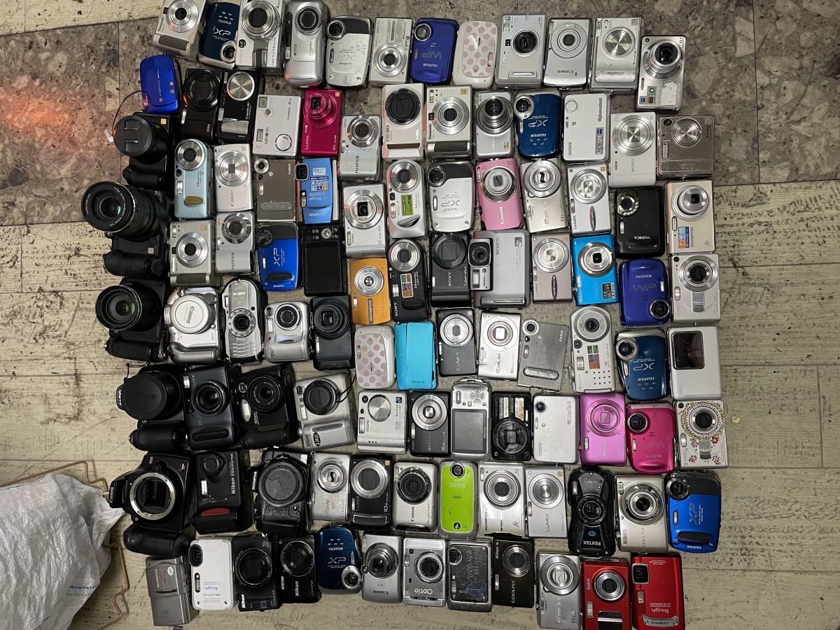 大量デジタルカメラ他まとめ（100台）Canon/Nikon/Pentax/Sony/Olympus