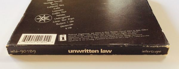 アンリトゥン・ロー（Unwritten Law）　Unwritten Law 洋楽CD_画像4