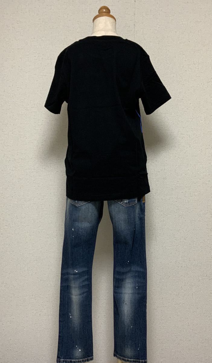 洗練されたデザイン　DIESEL KIDS　ロゴTシャツ　MTEDMOS　ブラック　4Y　110cm　J00677 0DAYD　正規品　ディーゼルキッズ　#KIDSMAKO_画像3