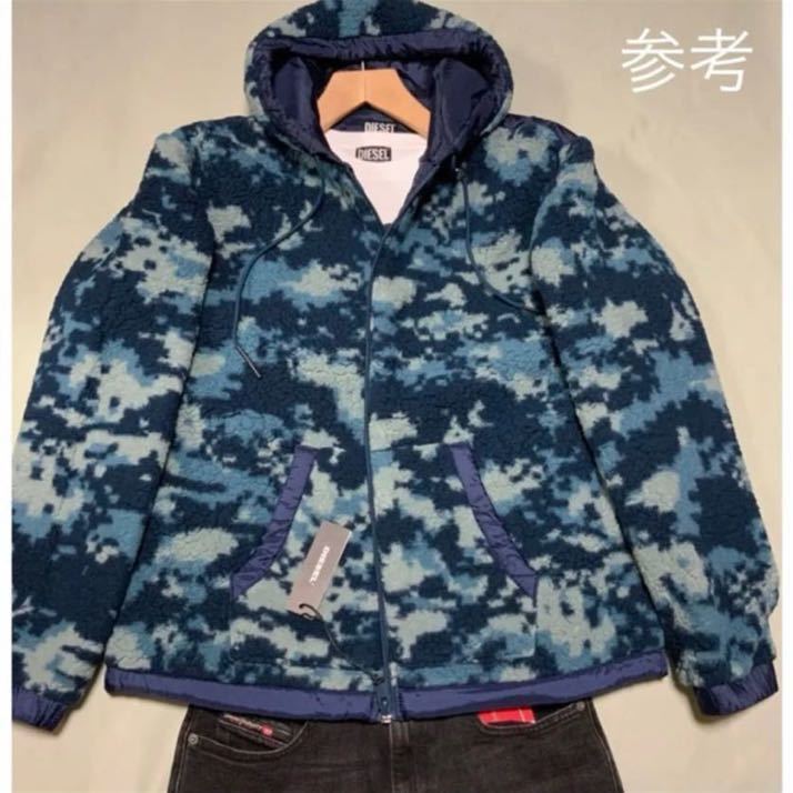 洗練されたデザイン　DIESEL　S-KAMELION フーデッド ジャケット　ジップ 定価 ¥46,200(税込) A03259 0KDAK XLサイズ