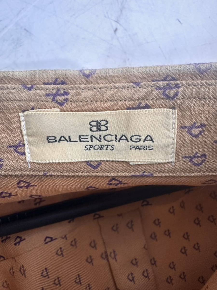 【美品】BALENCIAGA SPORTS バレンシアガスポーツ シャツ メンズ 長袖 サイズM 【湯】_画像3