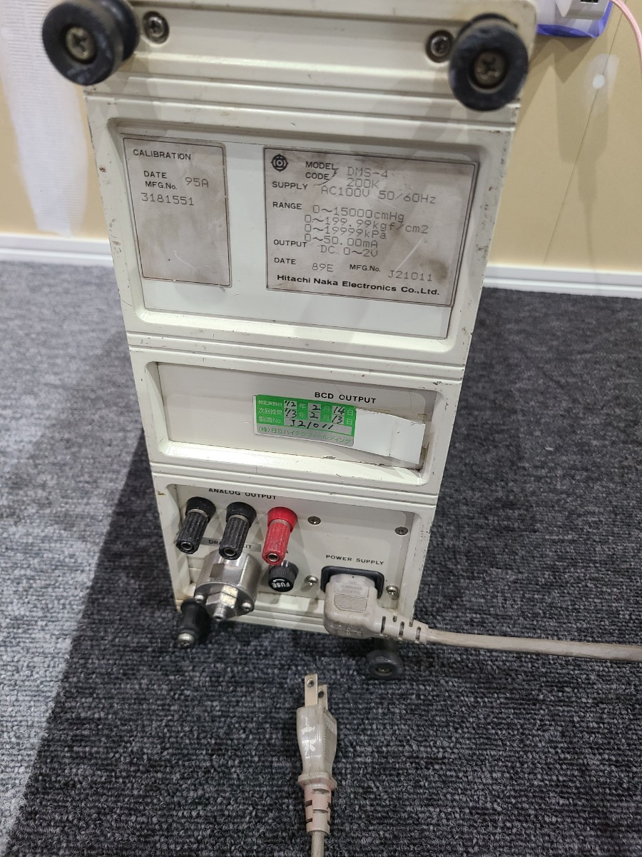 HITACHI DMS-4 圧力計 測定器 HITACHI DMS-4 圧力計 測定器