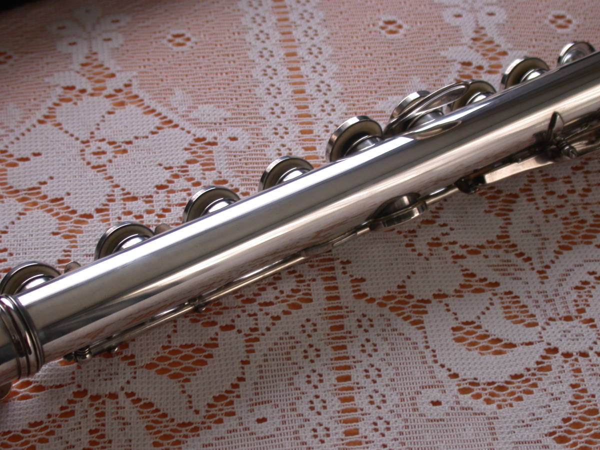 パワフル　管体銀製、H管　７１１　 JUPITER FLUTE　_画像4