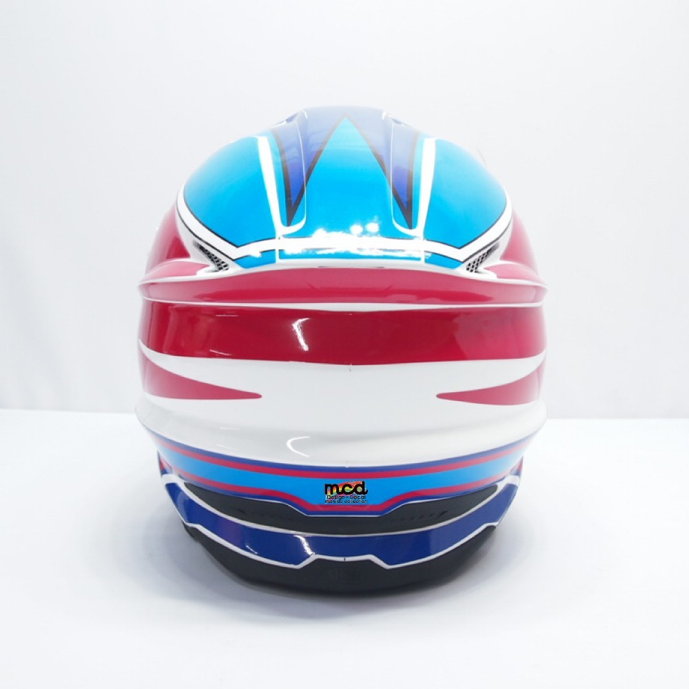 SHOEI VFX-WR Mサイズ用デカール ステッカーセット MCH スポーツライン シンプル シャープ_画像7